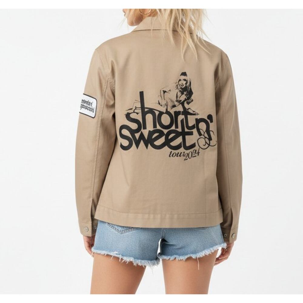 NWOT | Sabrina Carpenter "Short n' Sweet" 2024 VIP Tour Jacket - Small - Picture 2 of 13